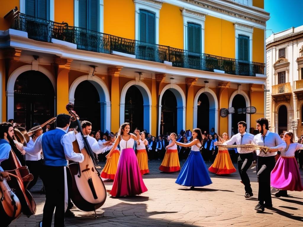 Escena vibrante de la vida cultural en una ciudad universitaria en Uruguay - Cultura y tradiciones en ciudades universitarias del interior