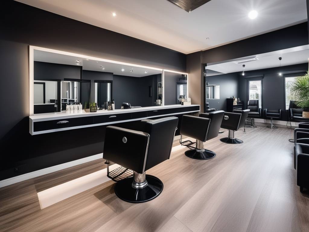 Salón de belleza moderno en Uruguay, con estilistas profesionales y ambiente vibrante